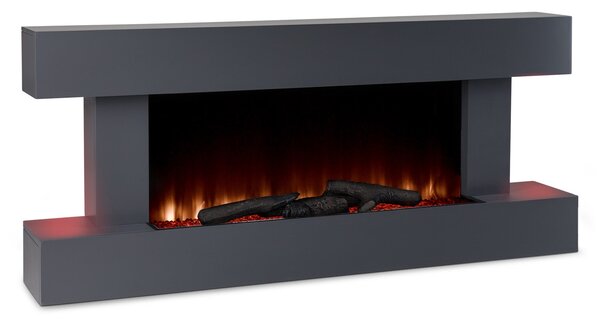 Klarstein Studio Light & Fire 1 Smart Fireplace 1000/2000W MDF WiFi Control