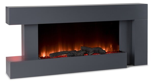 Klarstein Studio Light & Fire 2 Smart Fireplace 1000/2000W MDF WiFi Control