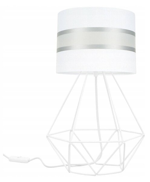 Stolní lampa Elegance, 1x textilní stínítko (výběr ze 6 barev), (výběr ze 3 barev konstrukce)