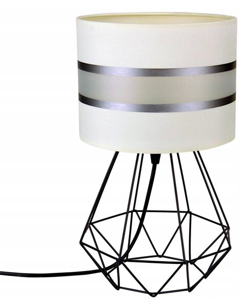 Stolní lampa Elegance, 1x textilní stínítko (výběr ze 6 barev), (výběr ze 3 barev konstrukce), d