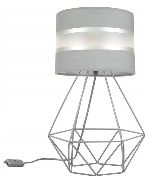 Stolní lampa Elegance, 1x textilní stínítko (výběr ze 6 barev), (výběr ze 3 barev konstrukce)