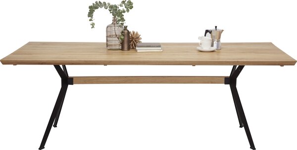 JÍDELNÍ STŮL, divoký dub, černá, barvy dubu, 220/100/76 cm Linea Natura