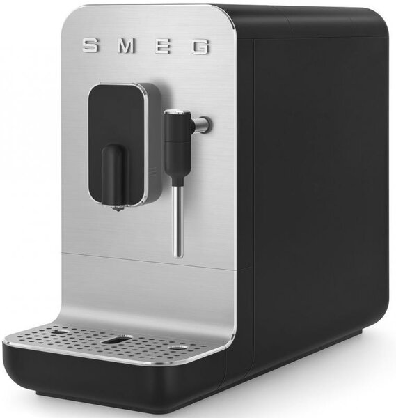 SMEG automatický kávovar na espresso / cappuccino, černý BCC02BLMEU