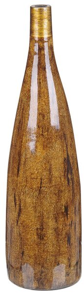 Váza na květiny BURGOS Keramika 52 cm Hnědá
