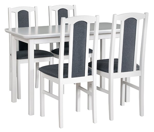 Stůl MAX 4 + Židle BOS 7 (4ks.) DX5
