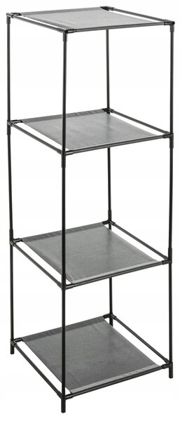 Koupelnový regál 5five Simply Smart černý 34,5 x 34,5 x 98 cm