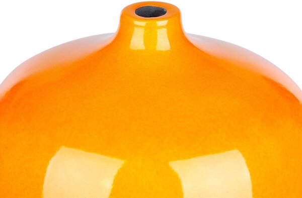 Váza na květiny TERRASA Keramika 37 cm Oranžová