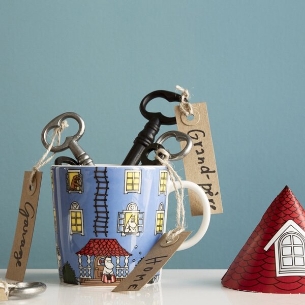 Arabia Hrnek Moominhouse 0,3l, modrý