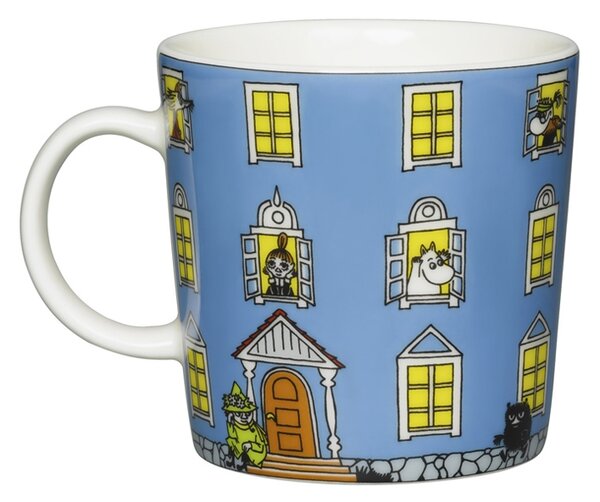 Arabia Hrnek Moominhouse 0,3l, modrý