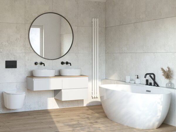 Oltens Hamnes umyvadlová baterie pod omítku černá mat 32602300