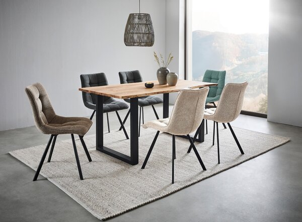 JÍDELNÍ STŮL, akácie, černá, barvy akácie, 160/85/76 cm Linea Natura