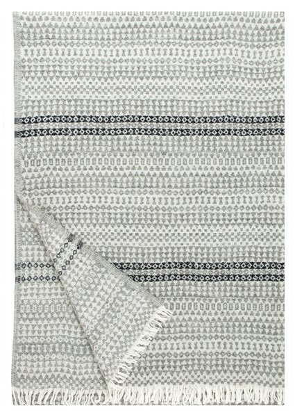 Lapuan Kankurit Vlněná deka Aino 130x170, šedo-černá