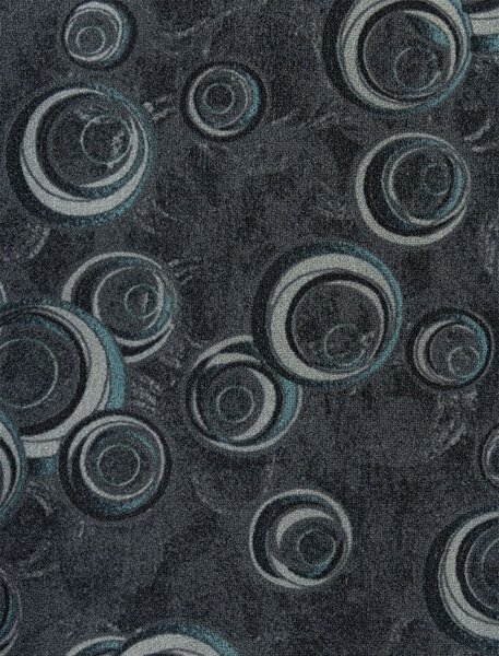 ITC Belgie Metrážový koberec Drops 99 - tmavě šedý - 4m