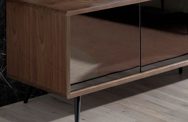 -25 % Dny MOMENTI– Ořechový TV stolek Angel Cerdá No. 3223, 180 x 45 cm