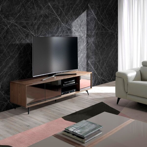 -25 % Dny MOMENTI– Ořechový TV stolek Angel Cerdá No. 3223, 180 x 45 cm