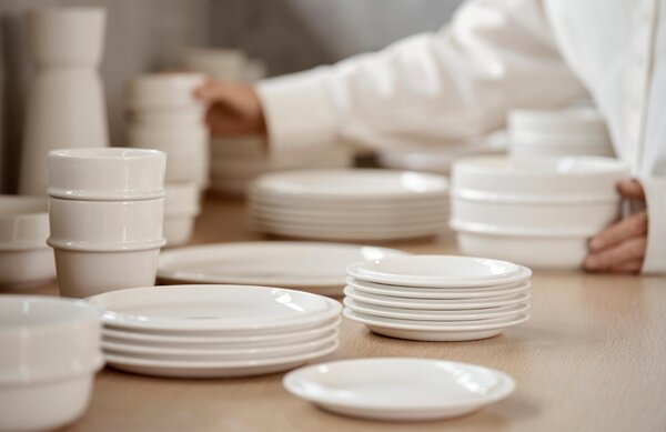 Zone Denmark Bílý porcelánový dezertní talíř Eau 20 cm