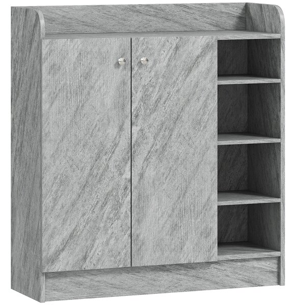 Botník HOMCOM se 4 přihrádkami – pojme 12 párů, 83 x 30 x 90 cm | Aosom