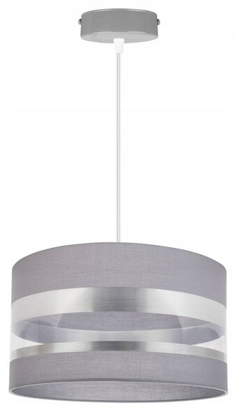 Závěsné svítidlo Intense Chrome, 1x textilní stínítko (výběr ze 6 barev), (výběr ze 3 barev konstrukce), (fi 35cm)