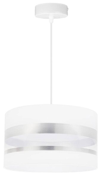 Závěsné svítidlo Intense Chrome, 1x textilní stínítko (výběr ze 6 barev), (výběr ze 3 barev konstrukce), (fi 35cm)