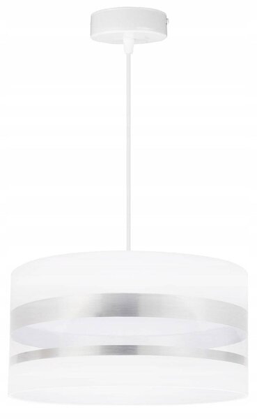 Závěsné svítidlo Intense Chrome, 1x textilní stínítko (výběr ze 6 barev), (výběr ze 3 barev konstrukce), (fi 40cm)