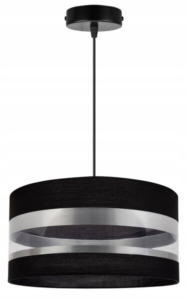 Závěsné svítidlo Intense Chrome, 1x textilní stínítko (výběr ze 6 barev), (výběr ze 3 barev konstrukce), (fi 40cm)
