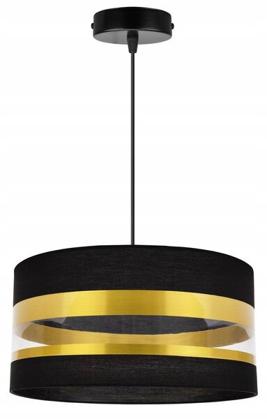 Závěsné svítidlo Intense Gold, 1x textilní stínítko (výběr ze 6 barev), (výběr ze 3 barev konstrukce), (fi 40cm)
