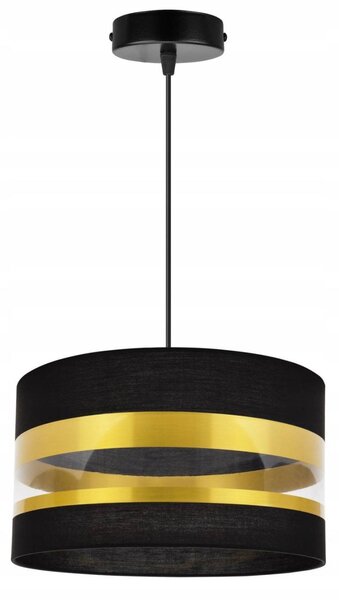 Závěsné svítidlo Intense Gold, 1x textilní stínítko (výběr ze 6 barev), (výběr ze 3 barev konstrukce), (fi 35cm)