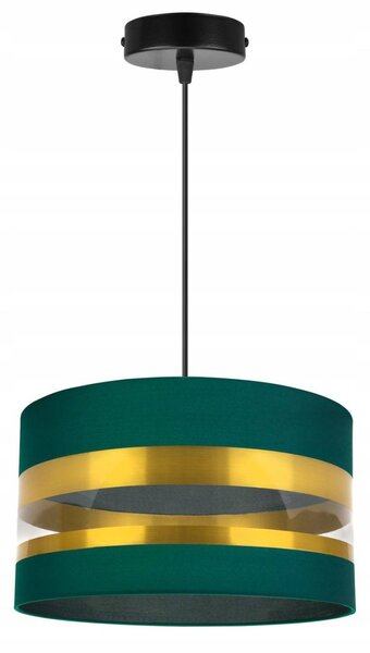 Závěsné svítidlo Intense Gold, 1x textilní stínítko (výběr ze 6 barev), (výběr ze 3 barev konstrukce), (fi 35cm)