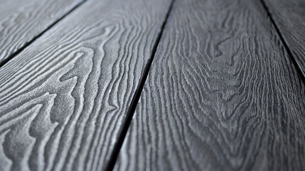 WPC Terasová prkna plná / šedá 2200x140x20 mm, GS001