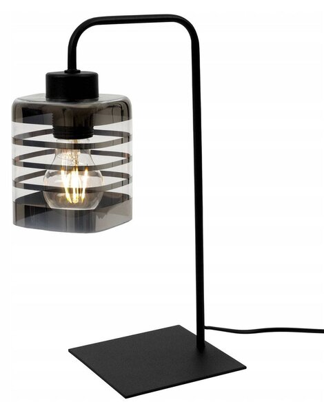 Stolní lampa Helix, 1x skleněné stínítko