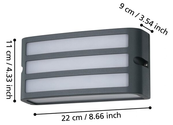 EG 900811 Venkovní nástěnné svítidlo CAMARDA 900811 - EGLO