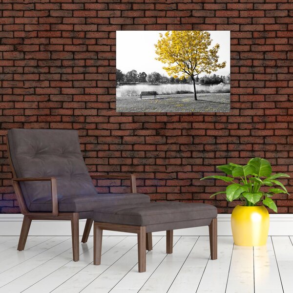 Obraz - Odpočinek v parku (70x50 cm)