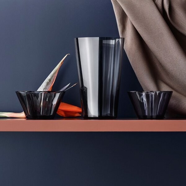 Iittala Váza Alvar Aalto 220mm, tmavě šedá