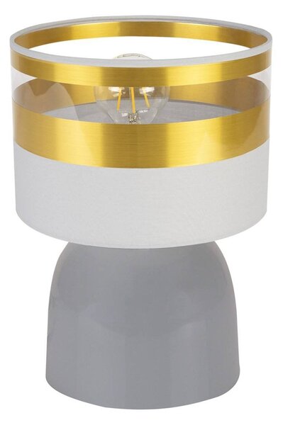 Stolní lampa Intense Gold, 1x textilní stínítko (výběr ze 6 barev), (výběr ze 3 barev konstrukce)