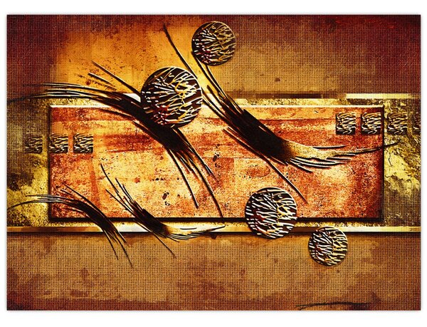Obraz abstrakce (70x50 cm)