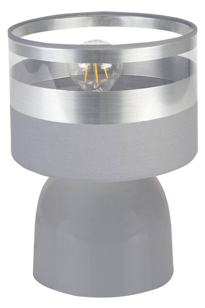 Stolní lampa Intense Chrome, 1x textilní stínítko (výběr ze 6 barev), (výběr ze 3 barev konstrukce)