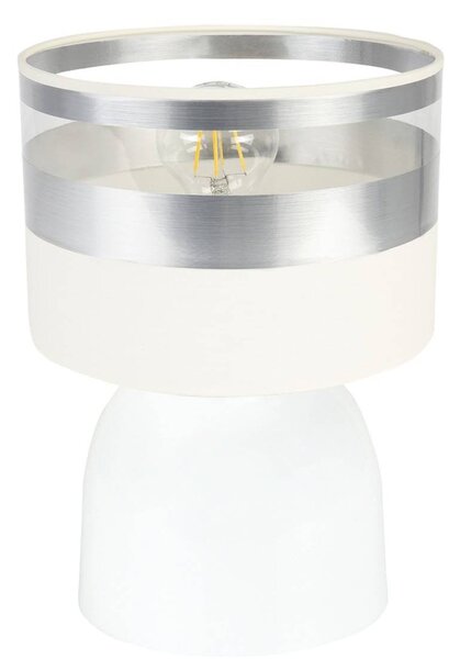 Stolní lampa Intense Chrome, 1x textilní stínítko (výběr ze 6 barev), (výběr ze 3 barev konstrukce)