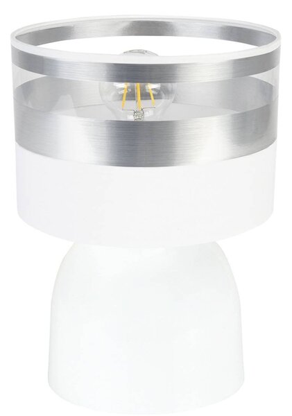 Stolní lampa Intense Chrome, 1x textilní stínítko (výběr ze 6 barev), (výběr ze 3 barev konstrukce)