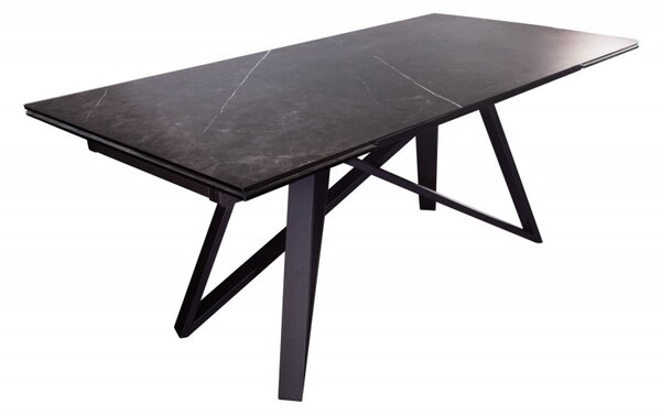 Grafitový rozkládací jídelní stůl Atlas 180-220-260 cm