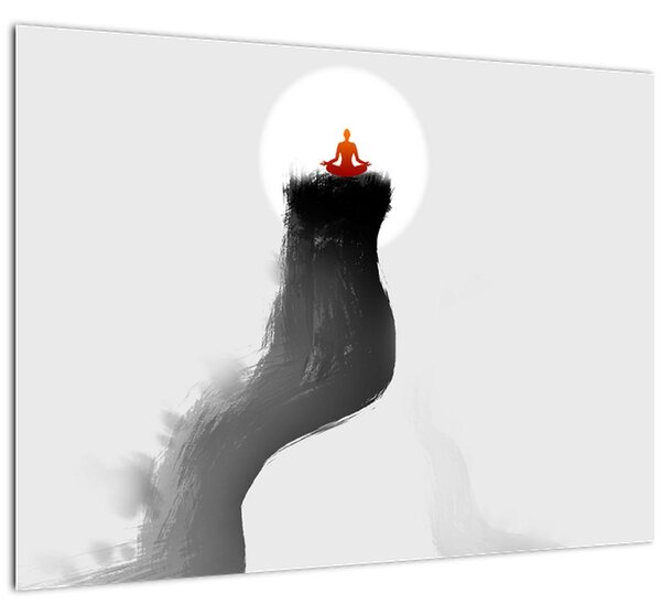 Obraz - Meditace na vrcholu (70x50 cm)