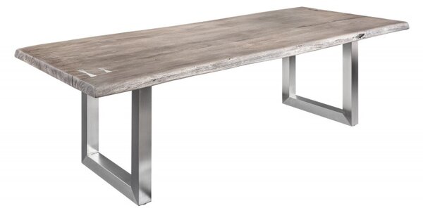 Jídelní stůl MAMMUT ART 220 CM šedý masiv akácie Nábytek | Jídelní prostory | Jídelní stoly | Všechny jídelní stoly
