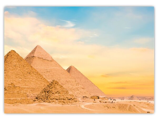 Obraz egyptských pyramid (70x50 cm)