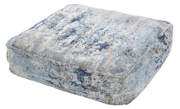 Podlahový polštář ABSTRAKT 70 CM modro-béžový Nábytek | Doplňkový nábytek | Taburety
