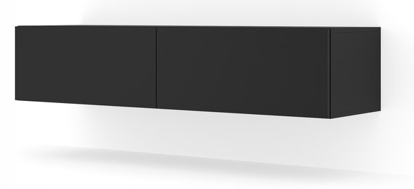 Závěsná TV skříňka BINGO 140 cm černá matná