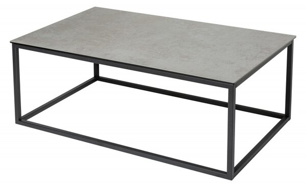 Šedý keramický konferenční stolek Symbiose 100 cm