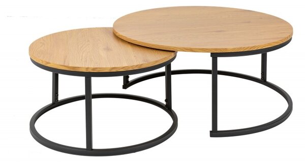2SET konferenční stolek STUDIO dubový vzhled Nábytek | Obývací pokoj | Konferenční stolky | Všechny konferenční stolky