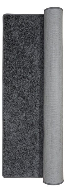 Vopi, Běhoun na míru Color Shaggy šedý, šíře 40 cm, šedá, ložnice