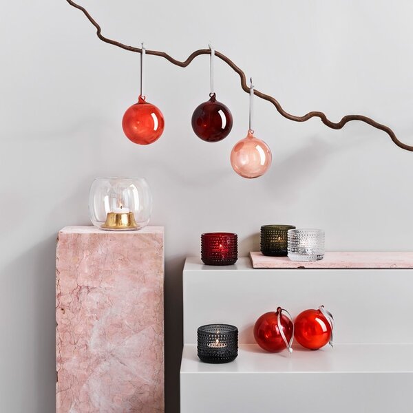 Iittala Vánoční ozdoby 5ks, velké / červené
