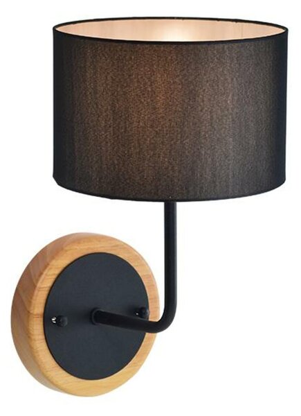 ACA Lighting Textile nástěnné svítidlo OD6508WBK