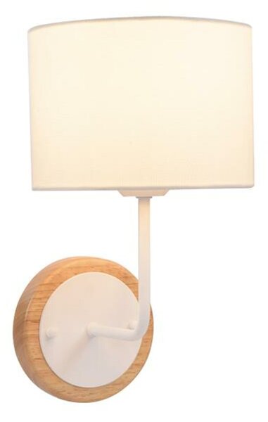 ACA Lighting Textile nástěnné svítidlo OD6508WWH
